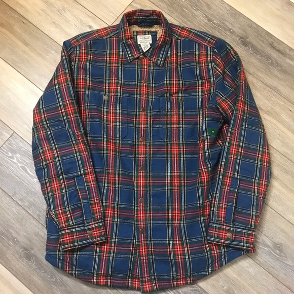 Sherpalined Scotch Plaid Shirt 